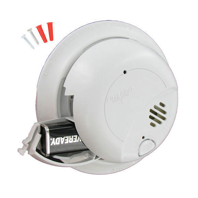 Battery-Operated Smoke Detector