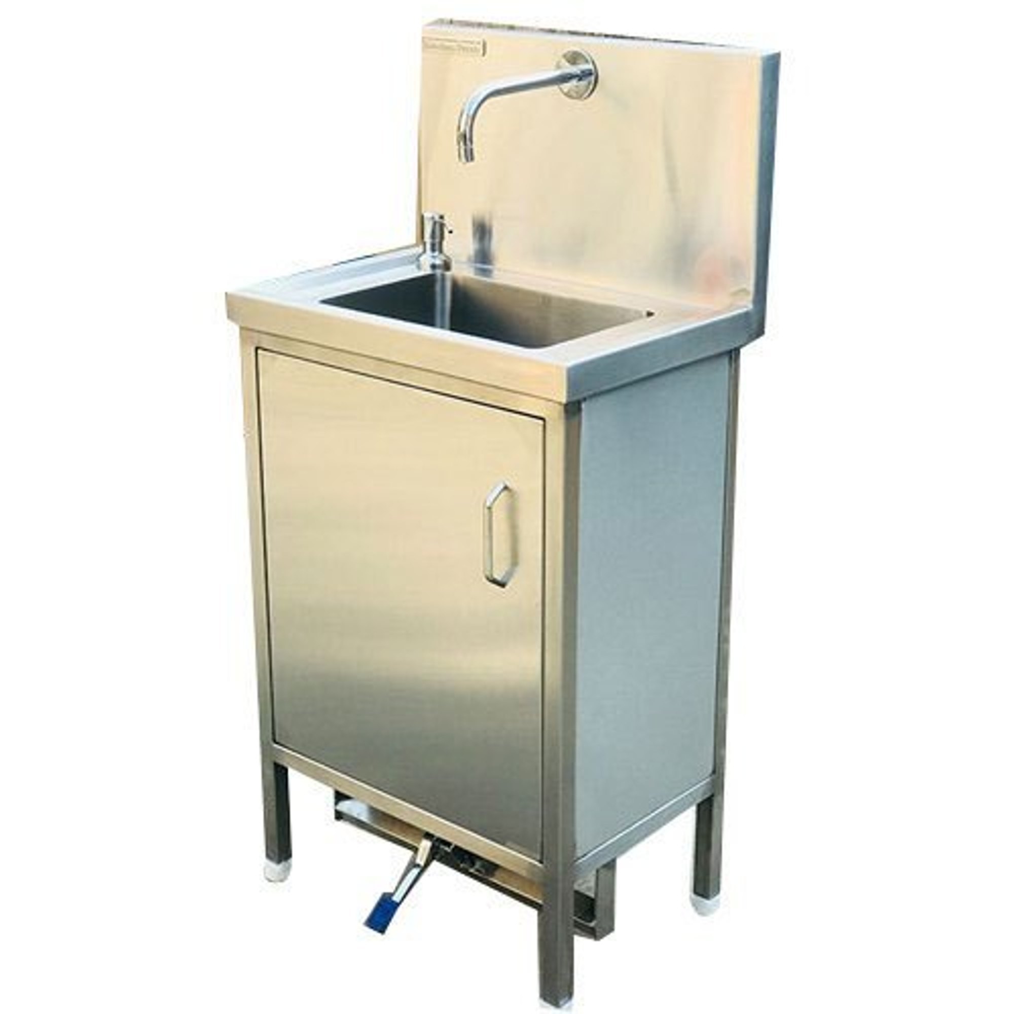 Foot-Operated Hand Wash Station