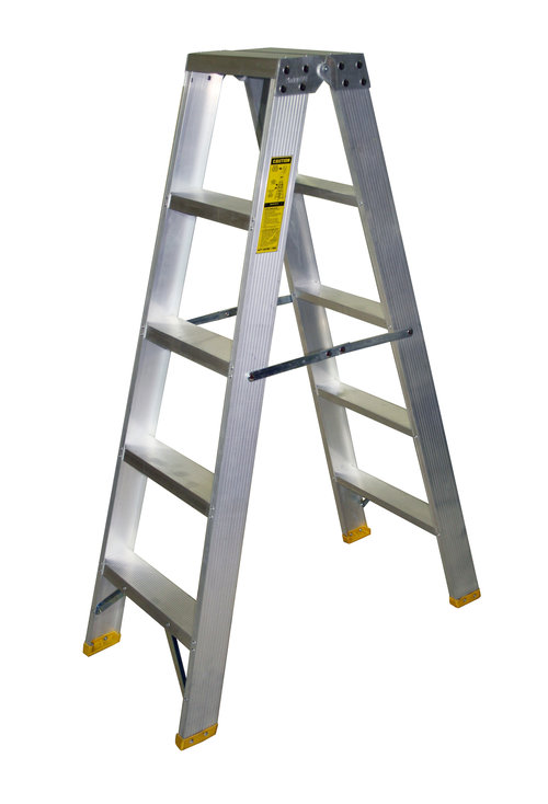 Heavy-Duty Aluminum Ladder