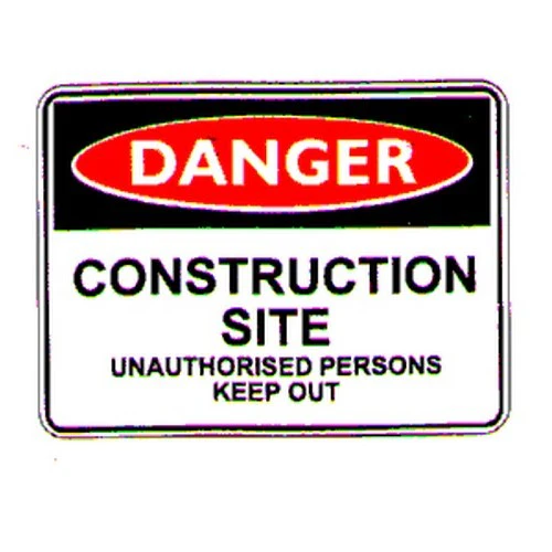 Reflective Construction Safety Signs