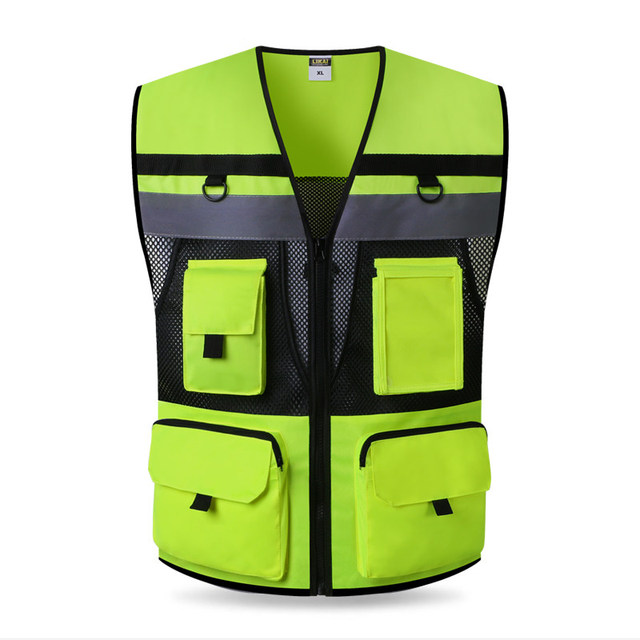Reflective Vests with Multi Pockets