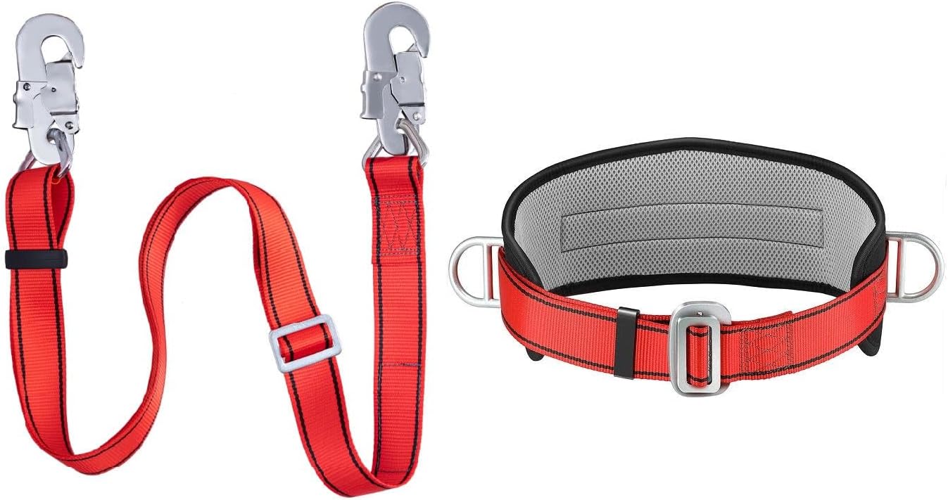 Safety Belt with Adjustable Lanyard